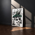 Sieglinde Sullivan manga poster inspired by Black Butler in a black frame against a charcoal gray wall