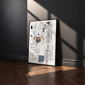 Takashi Natsume manga poster inspired by Natsume's Book of Friends in a black frame against a charcoal gray wall